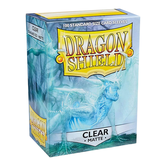 Dragon Shield - 100ct Standard Card Sleeves - Clear Matte