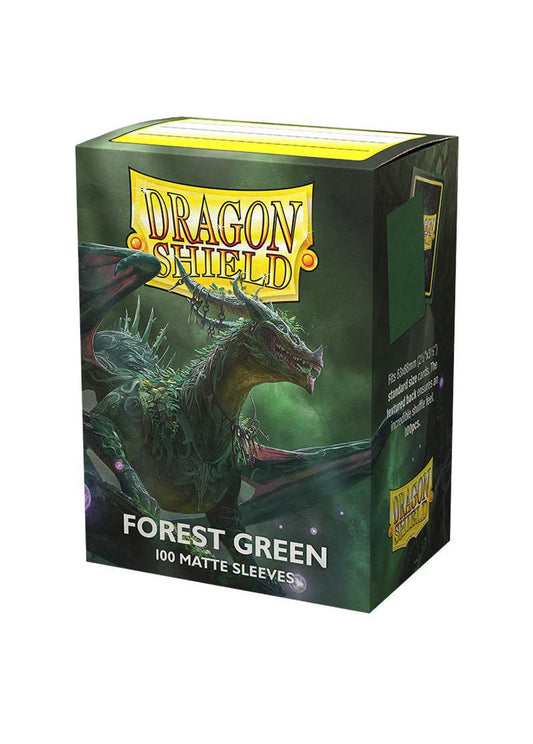 Dragon Shield - 100ct Standard Card Sleeves - Forest Green Matte