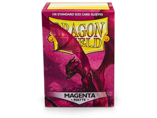 Dragon Shield - 100ct Standard Card Sleeves - Matte Magenta