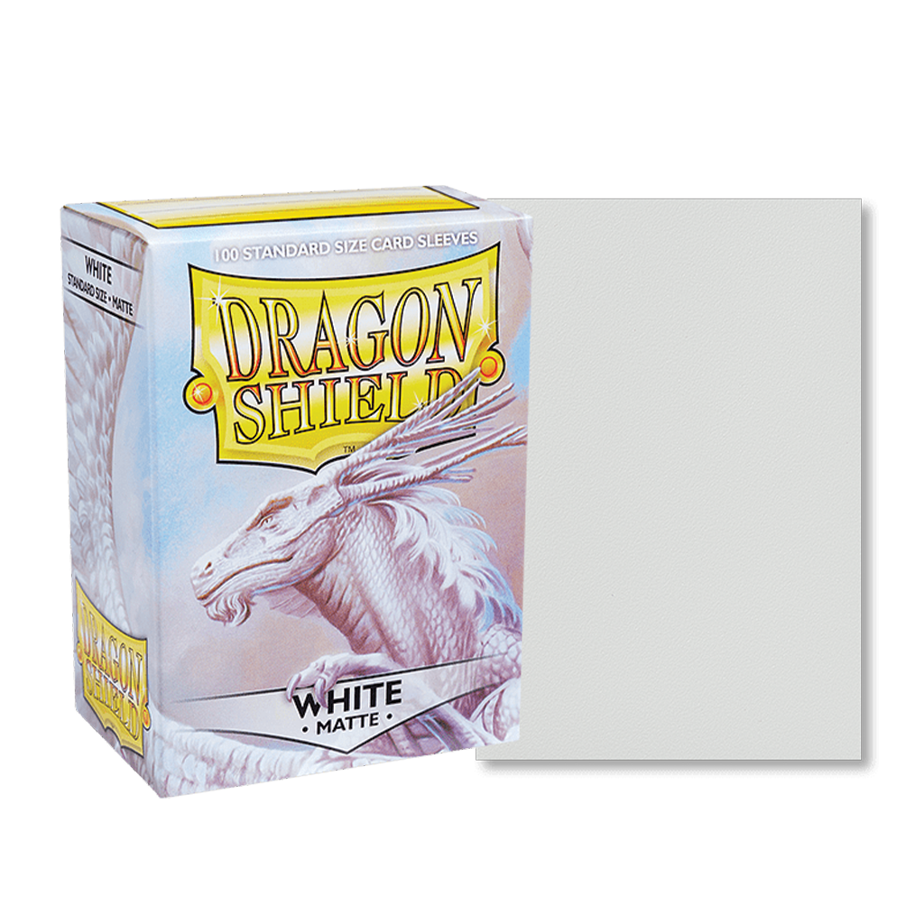 Dragon Shield - 100ct Standard Card Sleeves - White Matte