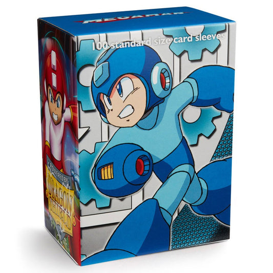 Dragon Shield - 100ct  Standard Size Card Sleeves - Classic Mega Man