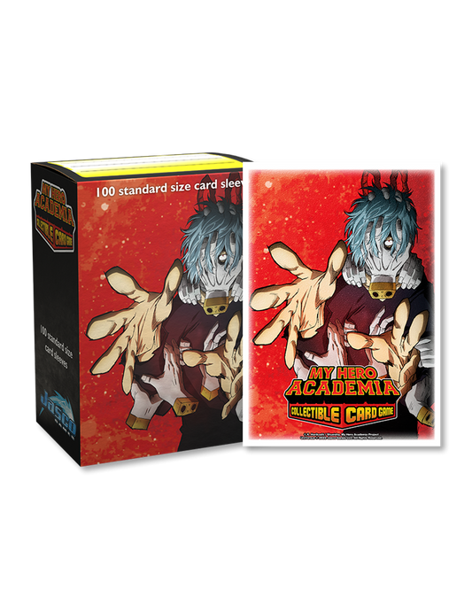 Dragon Shield - 100ct Standard Size Card Sleeves - My Hero Academia - Shigaraki Textured Back Art Sleeves