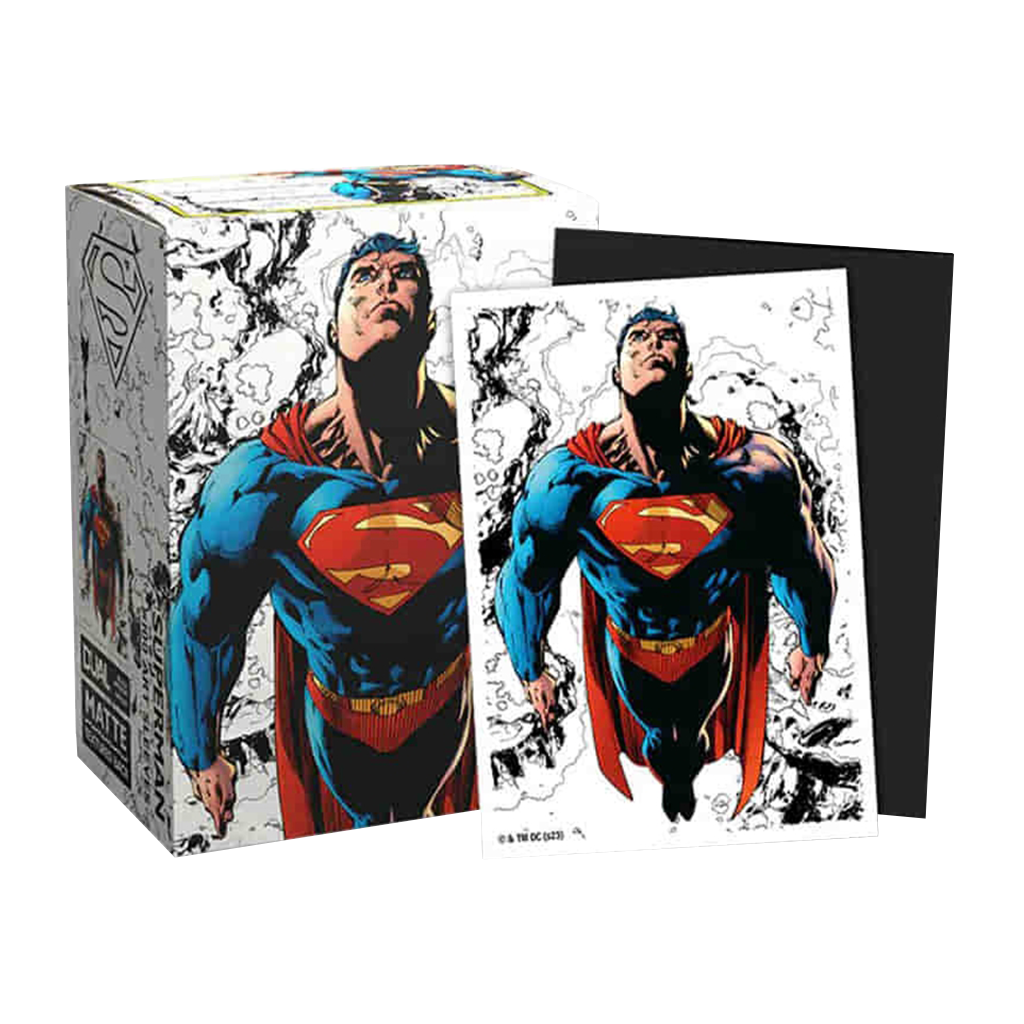 Dragon Shield - 100ct Standard Size Card Sleeves - Superman - Full Color Matte