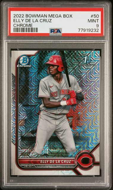 Topps - Bowman Chrome - Elly De La Cruz - PSA Mint 9 - 2022