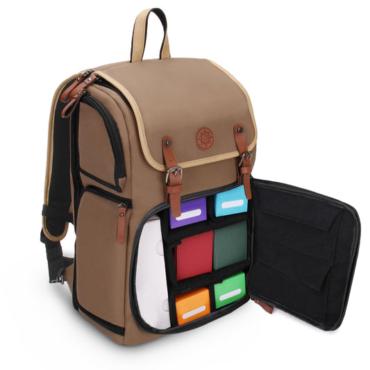 Enhance Designer Edition Trading Card Backpack - Tan