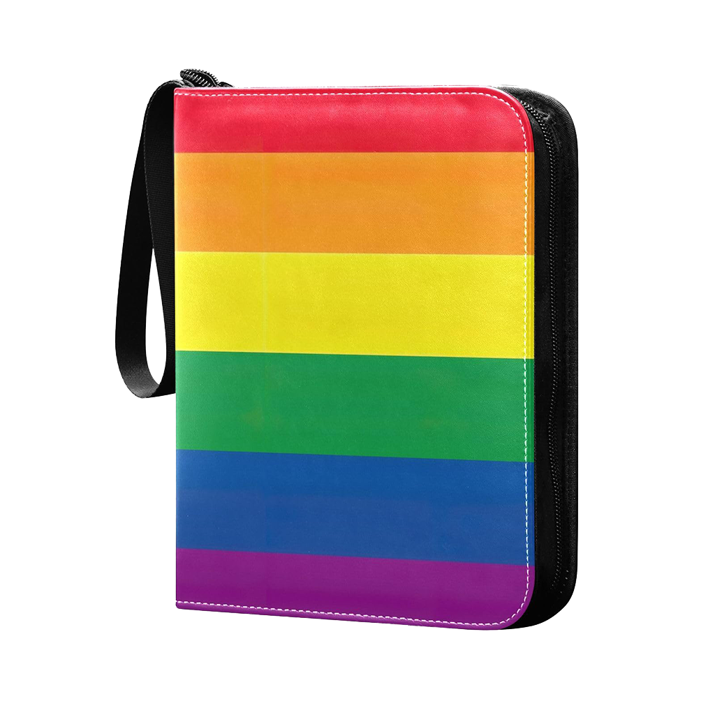 FCBC - Top Loader Binder - Black w/ Rainbow