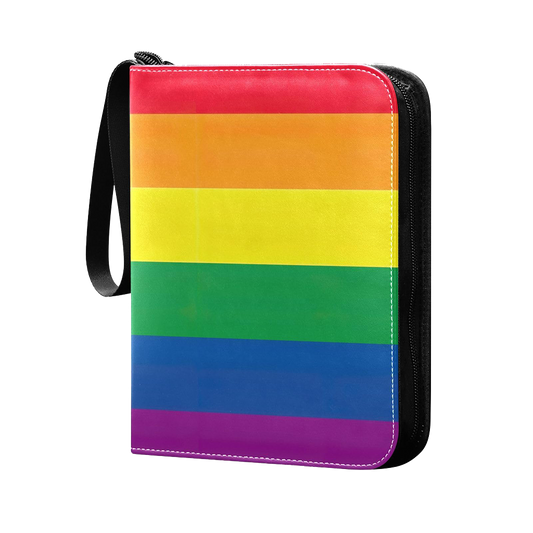 FCBC - Top Loader Binder - Black w/ Rainbow