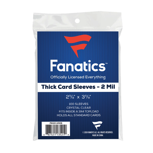 Fanatics - Thick Card Sleeves - 100 Count