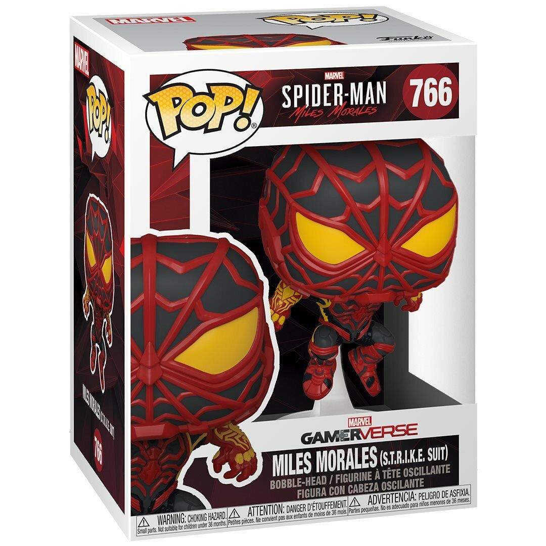 Funko - POP! - Marvel - Spider-Man Miles Morales - Miles Morales (S.T.R.I.K.E. Suit) #766