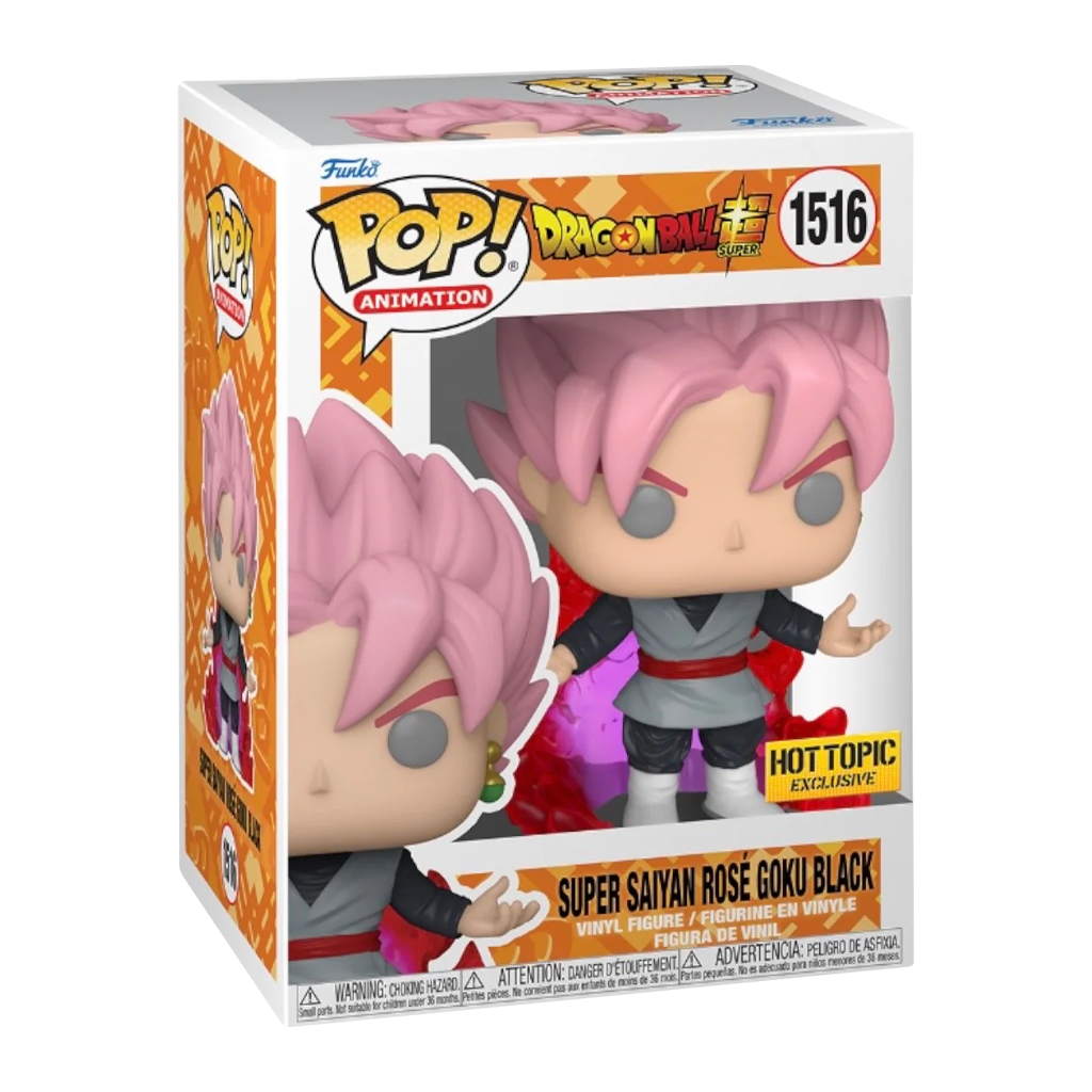 Funko - POP! Animation - Dragon Ball Super - Super Saiyan Rose Goku Black - #1516 - Hot Topic Exclusive