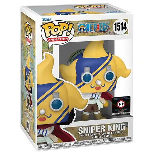 Funko - POP! Animation - One Piece - Sniper King - Pre-Release Chalice Collectibles Exclusive - #1514