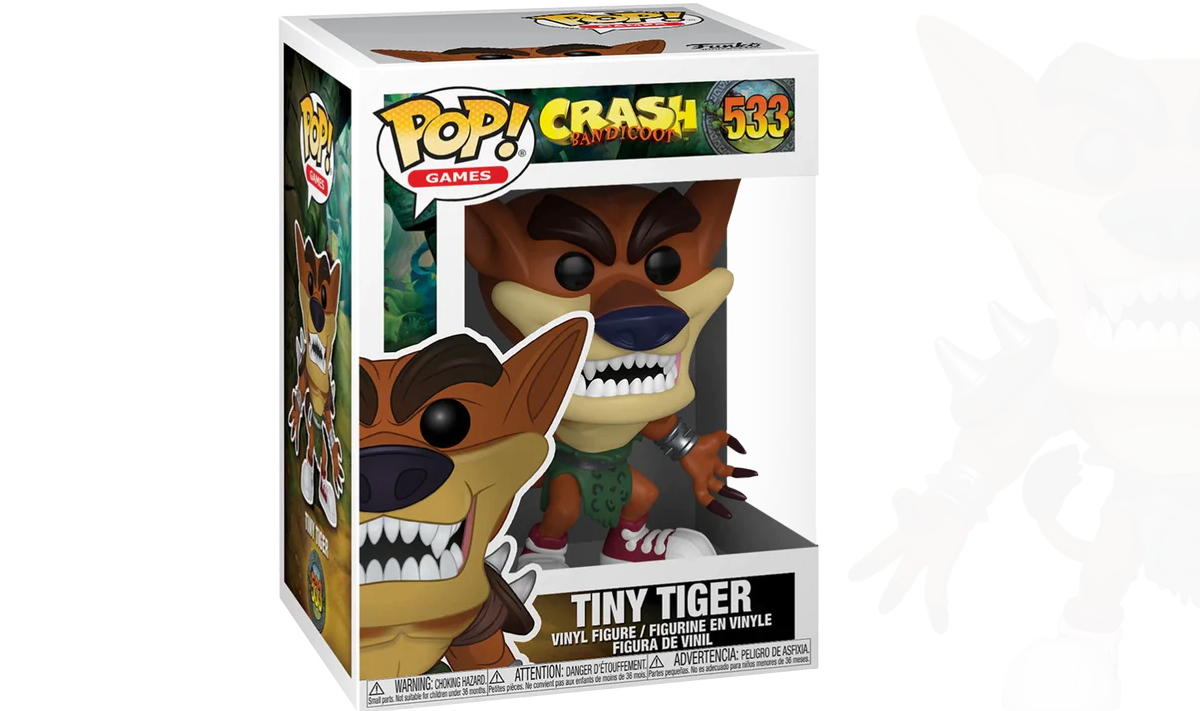 Funko - POP! Games - Crash Bandicoot - Tiny Tiger #533