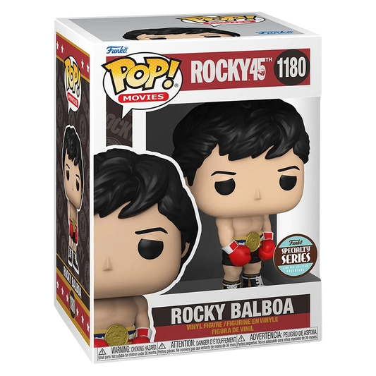 Funko - POP! Movies - Rocky 45 - Rocky Balboa - Specialty Series #1180