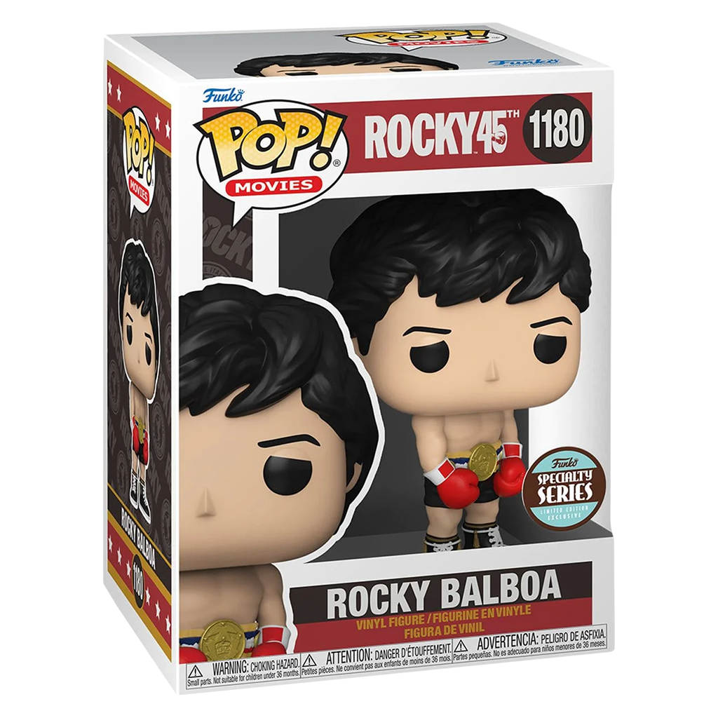 Funko - POP! Movies - Rocky 45 - Rocky Balboa - Specialty Series #1180