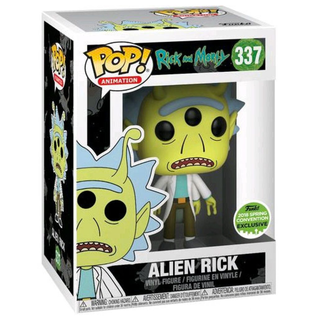 Funko - Pop! - Animation - Rick & Morty - Alien Rick #337