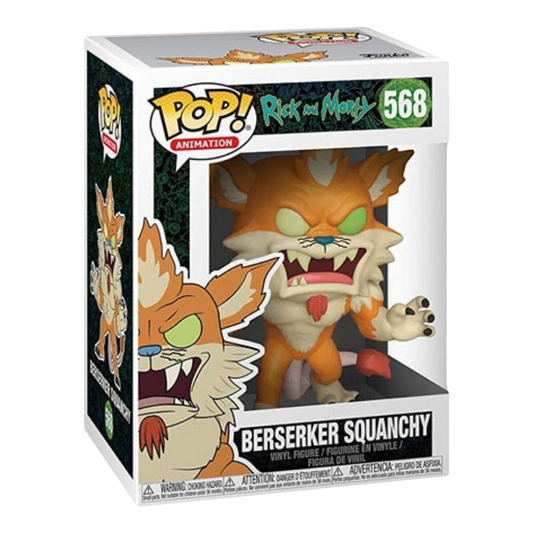 Funko - Pop! - Animation - Rick & Morty - Berserk Squanchy #568