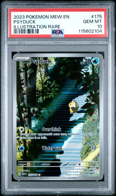 Pokemon - 151 - Psyduck IR #175 - 2023 - PSA 10