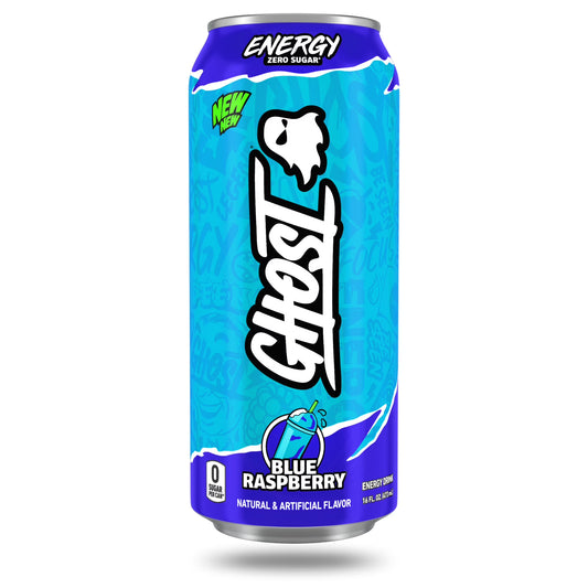 Ghost - Energy Drink - Zero Sugar Blue Raspberry - 16oz