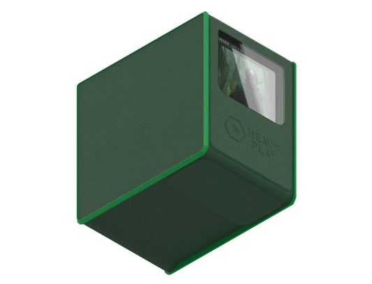Heavy Play - RFG Double Sleeved - Warlock Deck Box 133 - Ranger Green