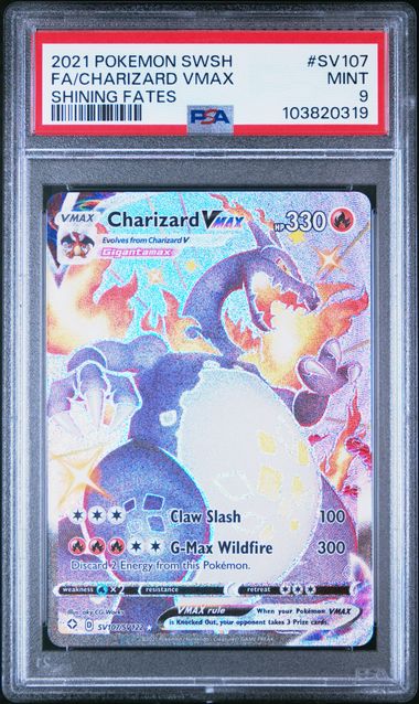 Pokemon - Shining Fates - Charizard Vmax - PSA Mint 9 - 2021