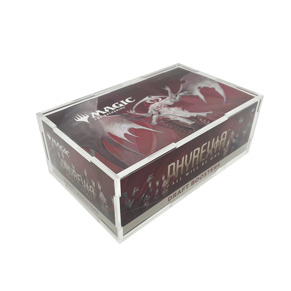 Bearish - Magic The Gathering Draft Booster Box - Clear - Acrylic Case
