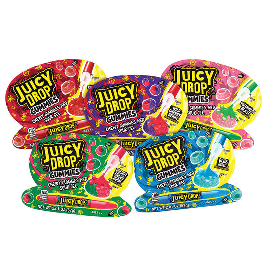 Juicy Drop - Gummies W/ Sour Gel (2.01oz)