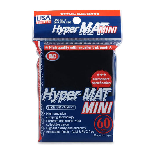 KMC - Mini-Hyper Mat Japanese Size (Black)- 60 pc - Made In Japan
