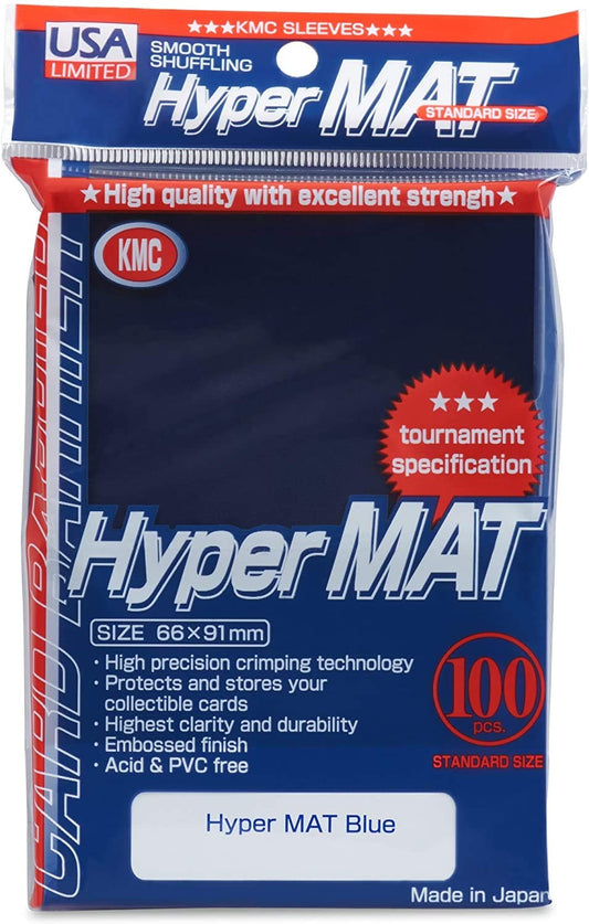 KMC - Hyper Mat Standard Size (Blue)- 100 pc - Made In Japan