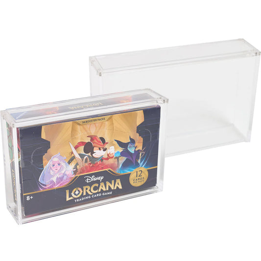 Bearish - Lorcana Booster Box - Clear No Shrink Wrap - Acrylic Case