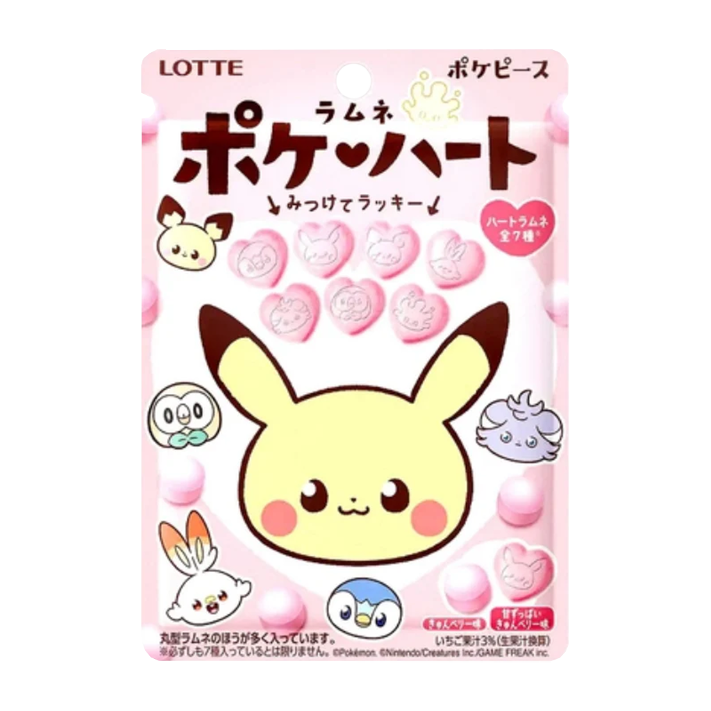 Lotte – Pokémon Heart Ramune Candy 40g