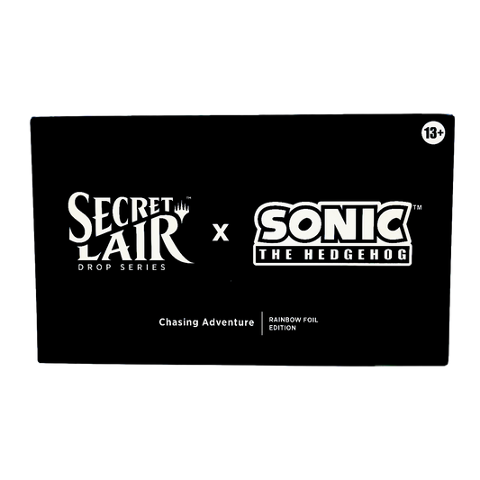 Magic The Gathering - Secret Lair - Sonic the Hedgehog - Chasing Adventure - Rainbow Foil