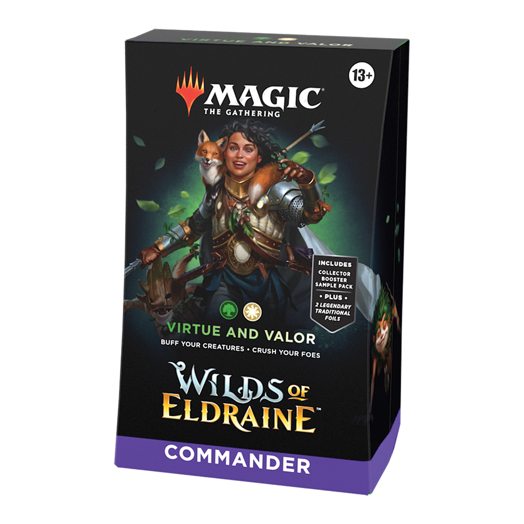 Magic The Gathering - Wilds of Eldraine - Virtue and Valor Commander Deck