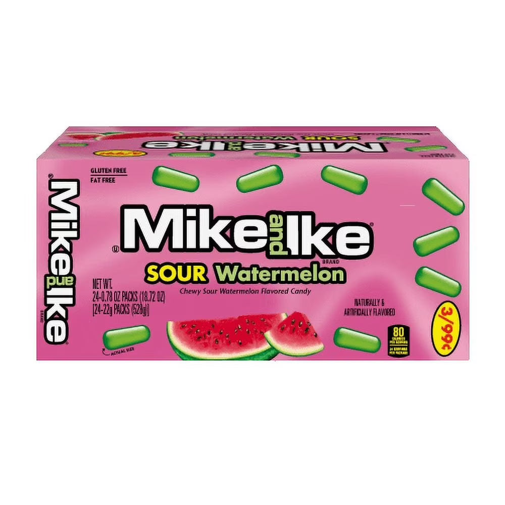 Mike and Ike - Sour Watermelon Chewy Candy (.78oz)