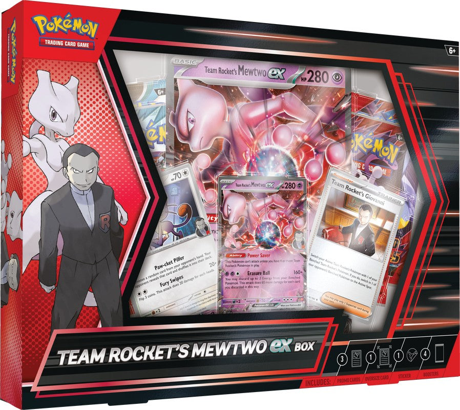 Pokemon - Team Rocket's - Mewtwo ex - Box