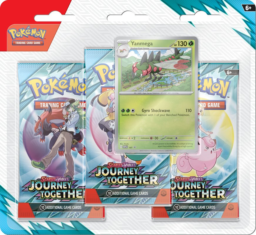 Pokemon - Scarlet and Violet - Journey Together - 3 Pack Blister