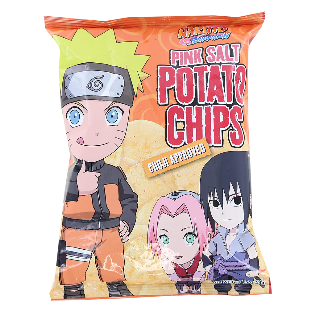 Naruto Shippuden - Pink Salt Potato Chips