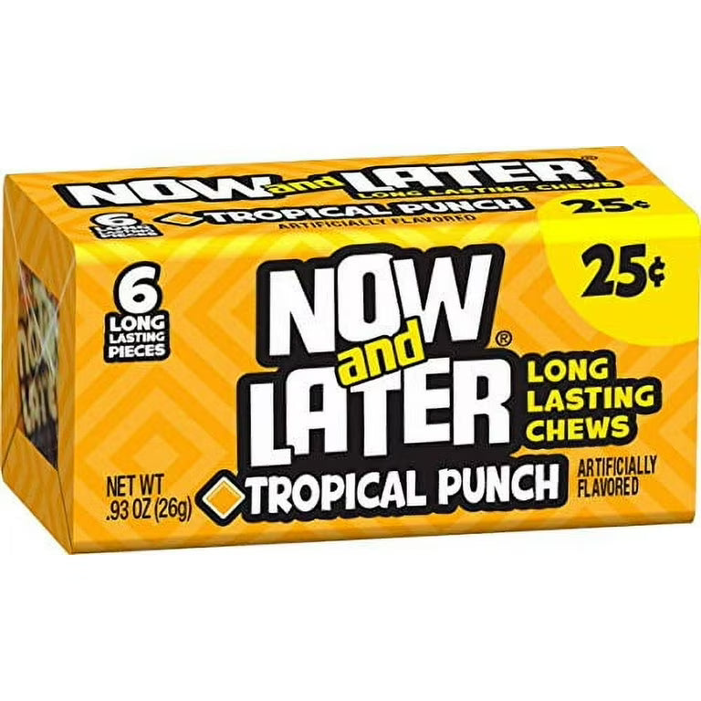 Now and Later - Tropical Punch Hard Candy (.93oz)