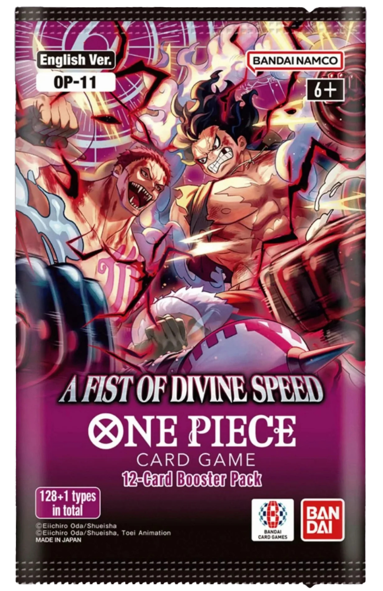 One Piece - Fist of Divine Speed - OP11 - Japanese Booster Pack