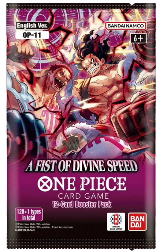 One Piece - Fist of Divine Speed - OP11 - Japanese Booster Pack