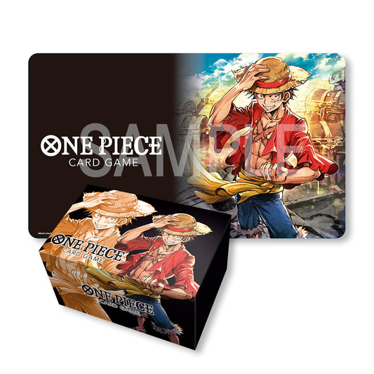 One Piece TCG - Playmat And Storage Box Set - Monkey.D.Luffy