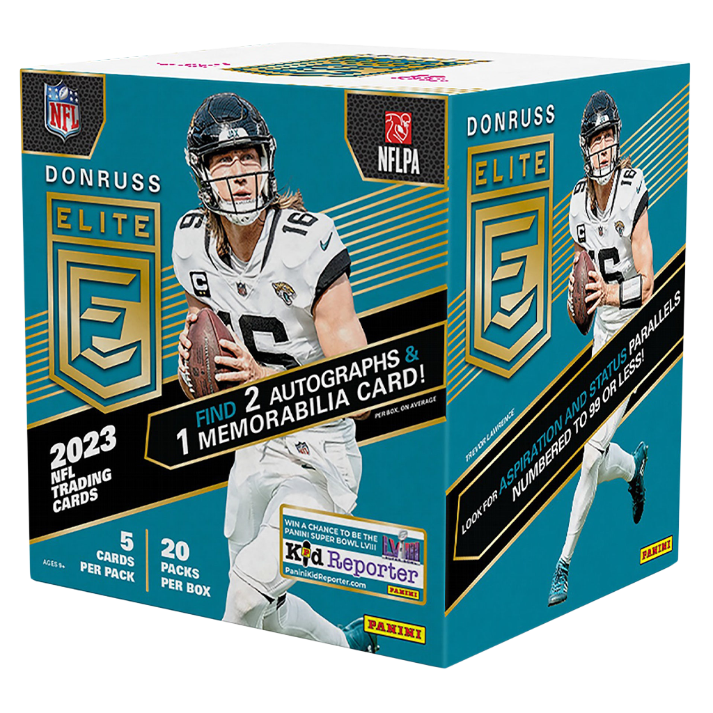 Panini Donruss Elite Football Hobby Box 2023 CARDPOPUSA