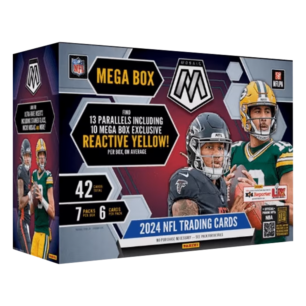 Panini - Mosaic - NFL Football - Reactive Yellow - 2024 - Mega Box ...