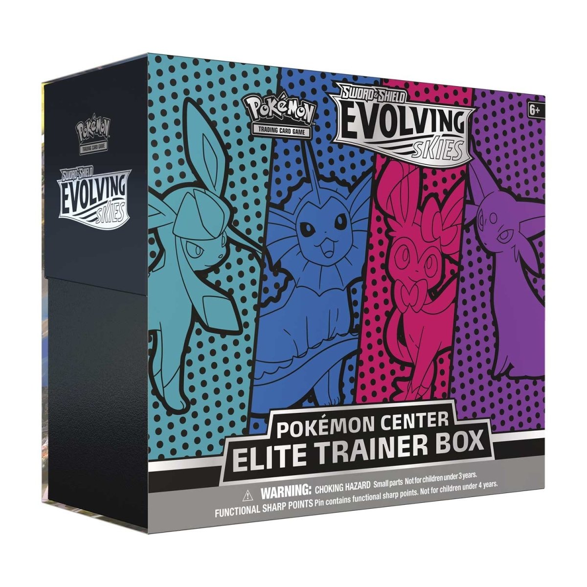 Pokémon - Pokemon Center - Sword & Shield - Evolving Skies - Elite Trainer Box - Glaceon/Vaporeon/Sylveon/Espeon