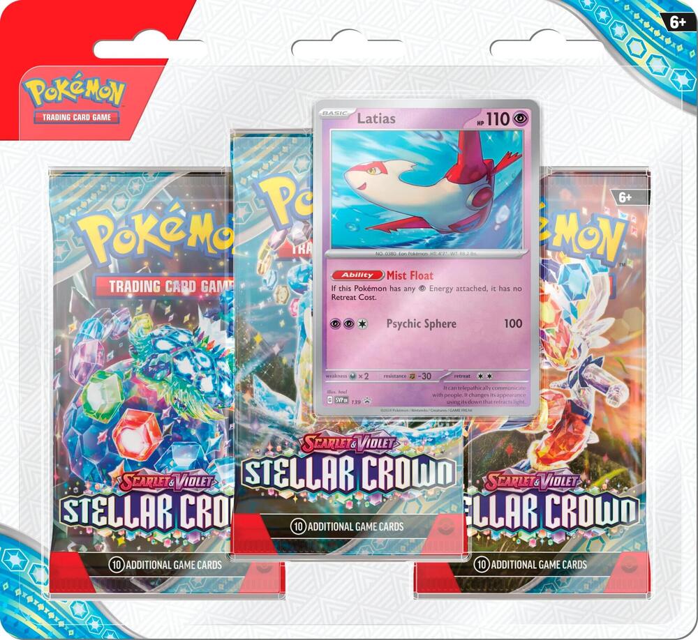 Pokémon - Scarlet & Violet - Stellar Crown - 3 Pack Blister