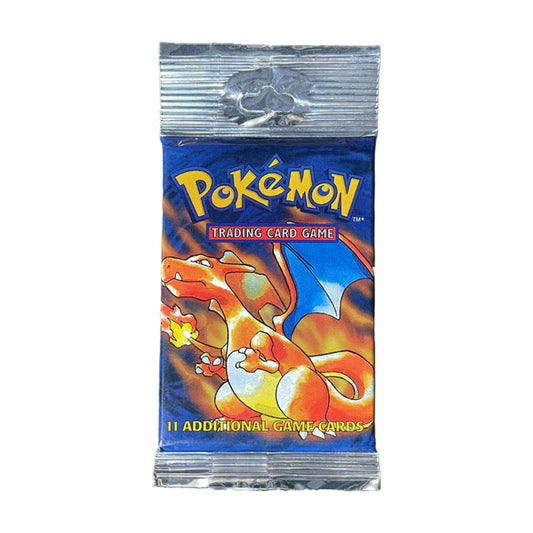 Pokemon - Base Set - Long Crimp Charizard Art - Booster Pack