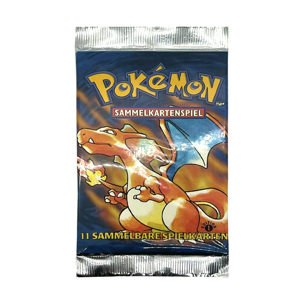 Pokemon - Base Set - German Charizard Art - Booster Pack