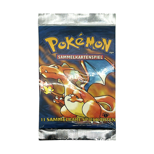 Pokemon - Base Set - German Charizard Art - Booster Pack