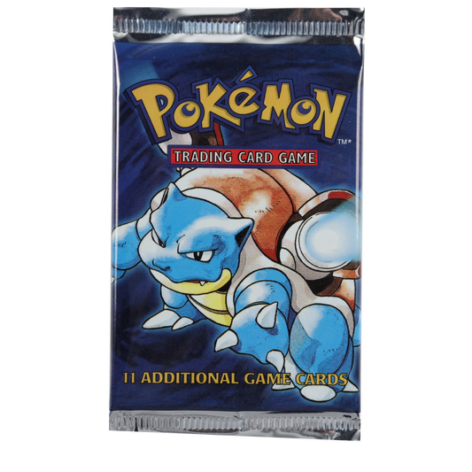 Pokemon - Base Set - Blastoise Pack Art - Hanger Booster Pack