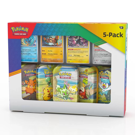 Pokémon - Scarlet & Violet - Paldea Friends Mini Tin - 5 Pack