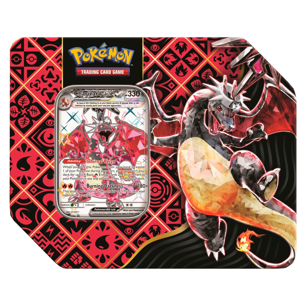 Pokemon - Scarlet and Violet - Paldean Fates - Charizard - Tin
